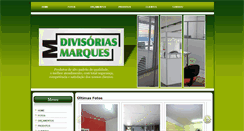 Desktop Screenshot of divisoriasmarques.com.br